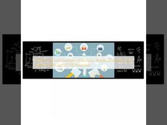 এমটিএইচজিএইচ 65 ইঞ্চি ইন্টেলিজেন্ট ইলেকট্রনিক ব্ল্যাকবোর্ড মাল্টি-ইউজার সাপোর্ট সহ আই 3 / আই 5 / আই 7 / আই 9 প্রসেসর