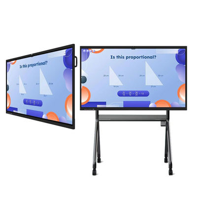 4K 55 ইঞ্চি LED ইন্টারেক্টিভ হোয়াইটবোর্ড 3840X2160 প্যানেল টাইপ সহ