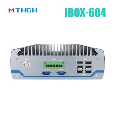 ফ্যানবিহীন ইন্ডাস্ট্রিয়াল পিসি IBOX-604 ইন্টেল কোর I5 6500T এসএসডি HDMI উইন্ডোজ/লিনাক্স