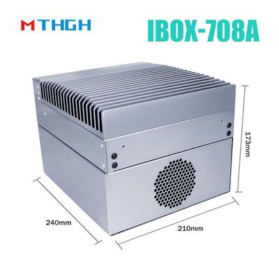 আই৩ ৬১০০টি কোয়াড কোর ফ্যানলেস ইন্ডাস্ট্রিয়াল মিনি পিসি ১২ ভি ডিসি পাওয়ার সাপ্লাই এবং ৬৪ জি এসএসডি সহ