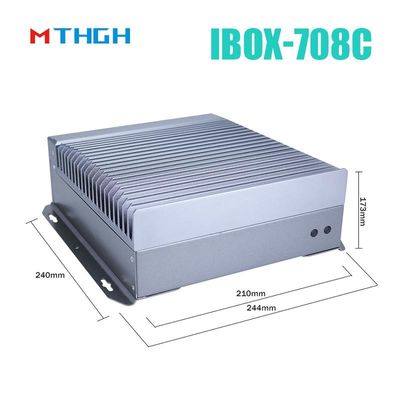 আইবক্স-৭০৮সি ফ্যানলেস ইন্ডাস্ট্রিয়াল মিনি পিসি ৮ জিবি ডিডিআর৪ কোয়াড কোর আই৭ ৬৭০০টি সহ