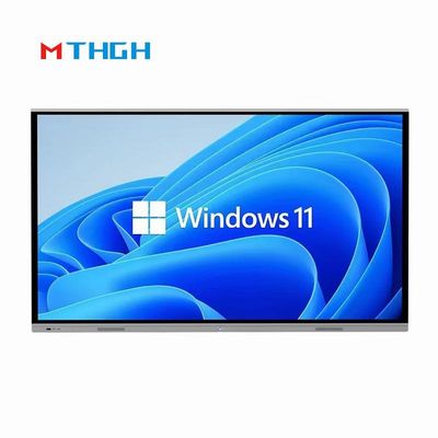 75 ইঞ্চি 4K HD কনফারেন্স রুম ইন্টারেক্টিভ হোয়াইটবোর্ড ইন্টারেক্টিভ টাচ অল-ইন-ওয়ান ইউএসবি সহ