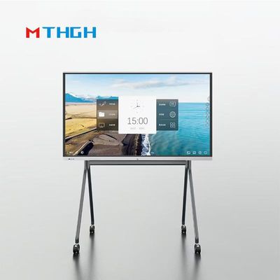 75 ইঞ্চি 4K HD কনফারেন্স রুম ইন্টারেক্টিভ হোয়াইটবোর্ড ইন্টারেক্টিভ টাচ অল-ইন-ওয়ান ইউএসবি সহ